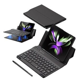Bluetooth-Compatible Keyboard for Samsung Galaxy Z Fold 6 5 4 Phone